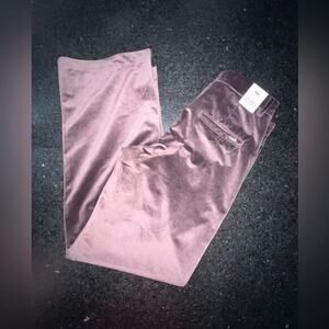 NWT LEVI’S PLUM VELVET WIDE LEG BAGGY PANTS SZ 27